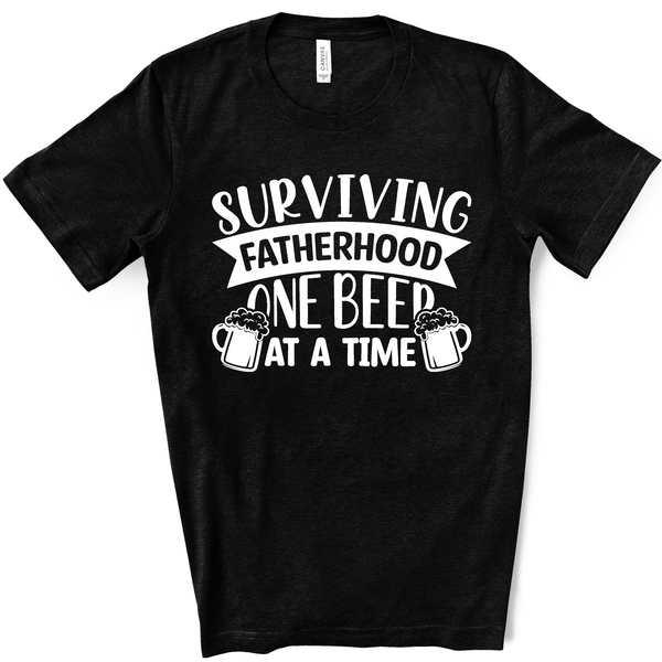 Surviving Fatherhood One Beer at a Time Screen Print Transfer - RTS