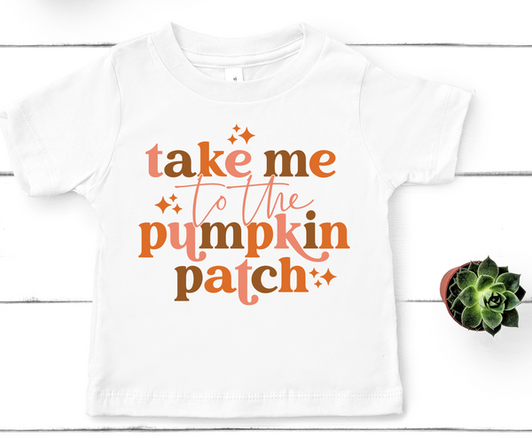 Take Me to the Pumpkin Patch Youth Size Direct to Film Transfer - 10 To 14 Day TAT